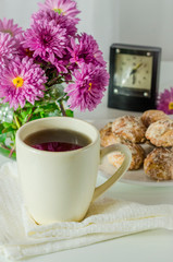 morning tea and biscuits
