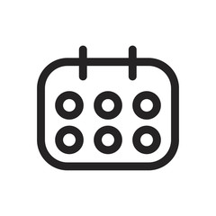 Calendar vector icon