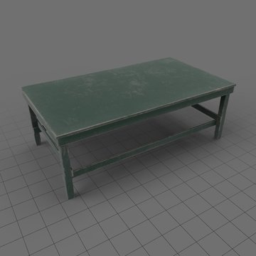 Rustic wooden table