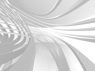 Abstract Modern White Architecture Background