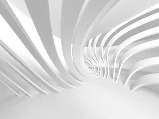 Naklejka premium Abstract Modern White Architecture Background