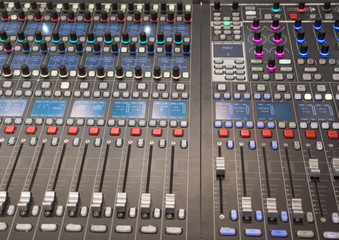 Remote control console for vision mixer video processor
