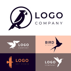 Branding for travel, zooshop or other company logotype, icon.