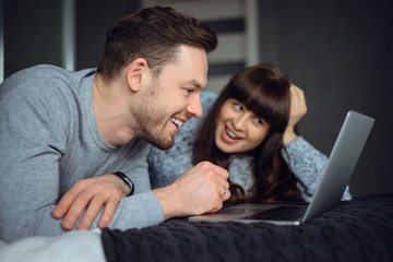 The guy and the girl are planning a trip