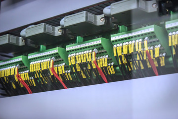 Assembled diagram of the relay protection at the substation