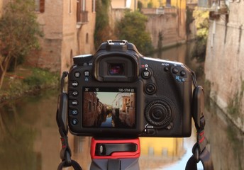 Fototapeta premium Italy: My camera is photographing a glimpse of Mantova.