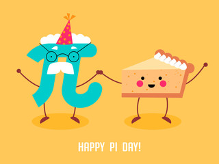 Happy Pi Day! Celebrate Pi Day. Mathematical constant. March 14th (3/14). Ratio of a circle’s circumference to its diameter. Constant number Pi