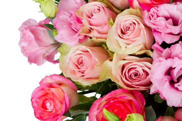 Fototapeta na wymiar fresh rose flowers