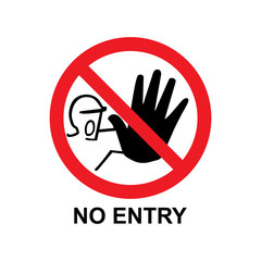 no entry icon logo