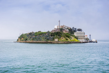 Fototapeta na wymiar Alcatraz Island, San Francisco bay, California
