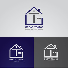 real estate icons set