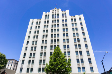 Old architectural style office building, San Jose, California