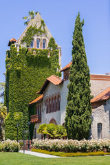Old building at the San Jose State University; San Jose, California