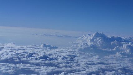Fototapeta na wymiar fluffy clouds
