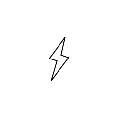 flash simple icon