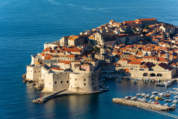 View of old town of Dubrovnik