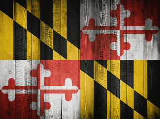 Flag of Maryland, USA, background, texture, blurred image