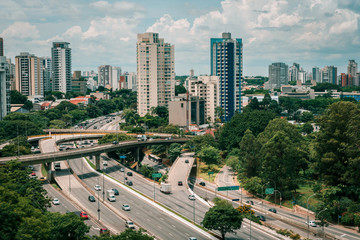 Naklejka na ściany i meble São Paulo - Complexo Viário João Jorge Saad 