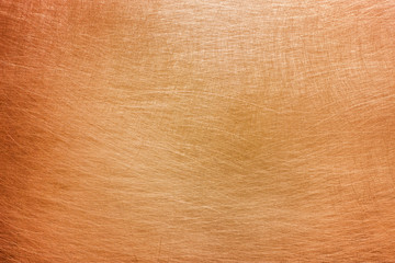 Copper or brass background, texture of non-ferrous metal