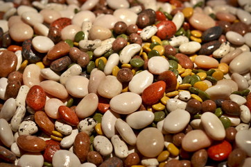 multicolored sweets as stone pebbles background