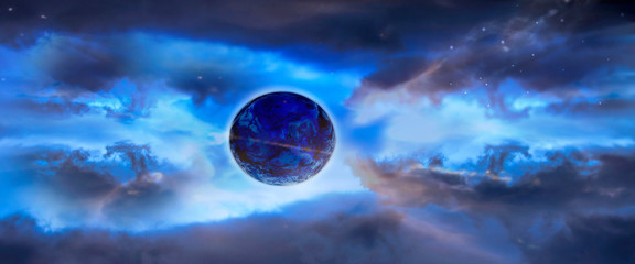 Planet Earth in outer space. Elements of this image furnished by NASA