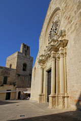 scorcio della facciata della Cattedrale di Otranto