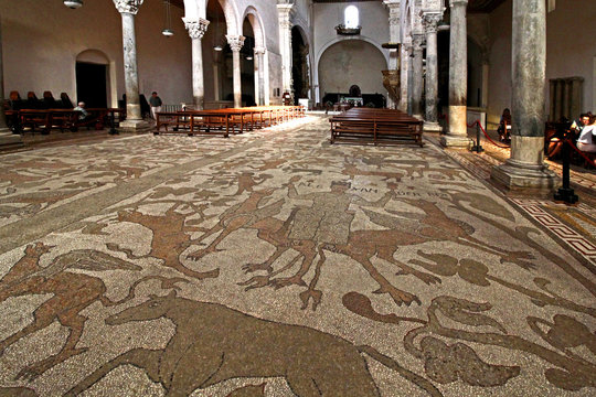 il grande mosaico pavimentale della Cattedrale di Otranto