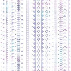 Tribal etnic surface seamless pattern design. Geomtric gradient background