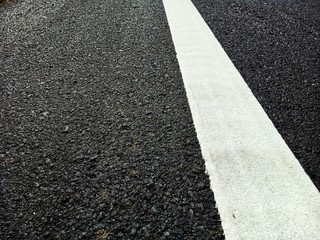 Fototapeta premium lines on the road