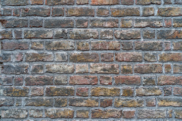 Very old rustic brick wall - high quality texture / background