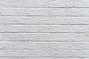 White rustic brick wall - high quality texture / background