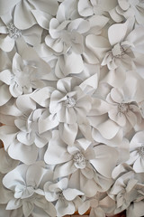 texture grey artificial flowers.Closely. Wall and room decor