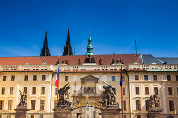 Entrance of the 9th century Prague Castle