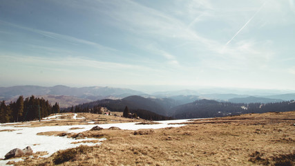 The beautiful Carpathian Mountains in Romania - Vladeasa