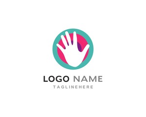 Hand Care Logo Template