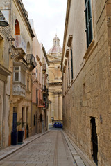 Fototapeta na wymiar Historische Altstadt von Vittoriosa