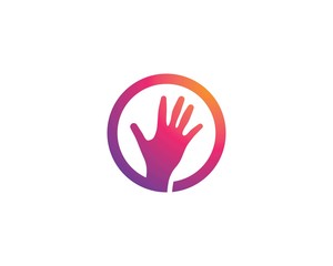Hand Care Logo Template