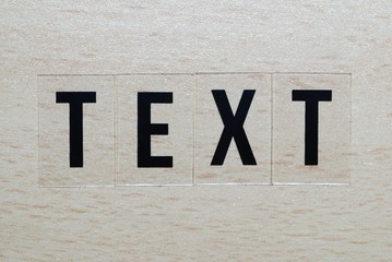text