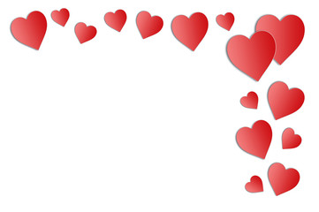 Hearts Background. Valentines Day background