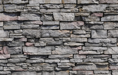 Decorative pattern of stone wall surface. Stone background texture