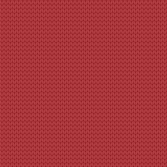 knitting pattern ornament seamless . vector repeatablle illustration of realictic flat knit texture for wallpaper background red terracotta brick color . textile fabric or wrapping paper 