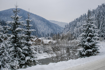 winter in mountains