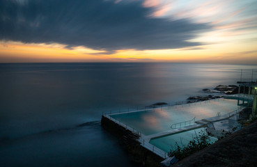 Ocean Pool Sunrise Long Exposure