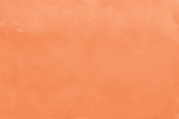 Orange ink and watercolor textures on white paper background. Paint leaks and ombre effects. Hand painted abstract image.