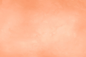 Orange ink and watercolor textures on white paper background. Paint leaks and ombre effects. Hand painted abstract image.