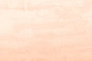 Orange ink and watercolor textures on white paper background. Paint leaks and ombre effects. Hand painted abstract image.