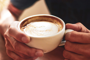 People Drinking Coffee Latte