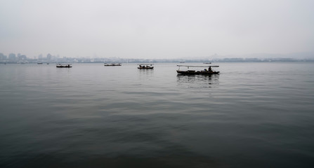 Snowscape of West Lake in Hangzhou