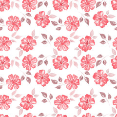 Seamless Floral Pattern watercolor