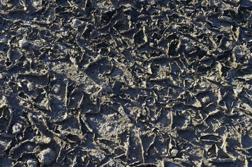 The parched soil